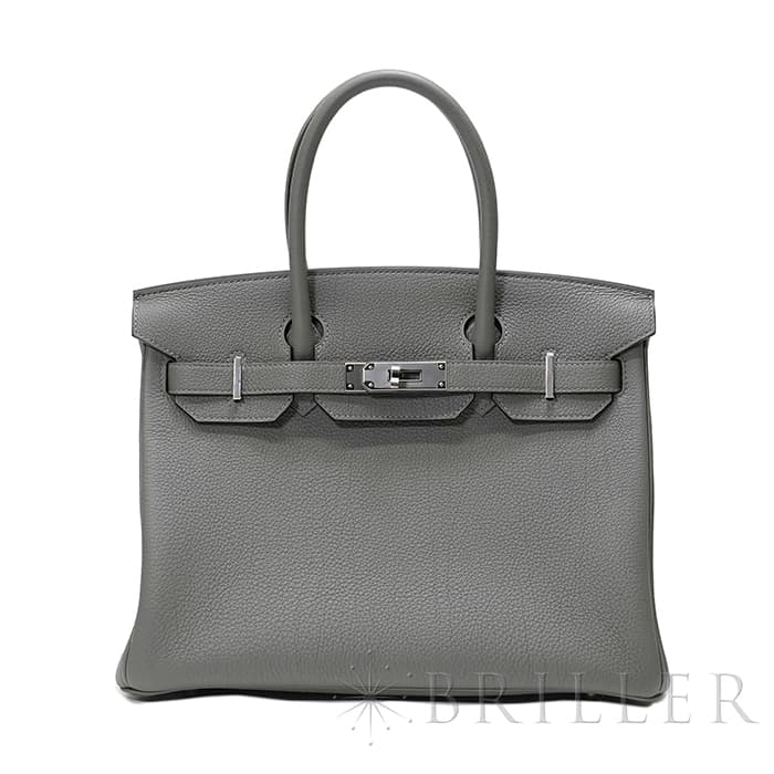 HERMES エルメス バーキン 30 トゴ グリメイヤー シルバー金具 メイン