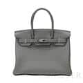 HERMES エルメス バーキン 30 トゴ グリメイヤー シルバー金具 メイン