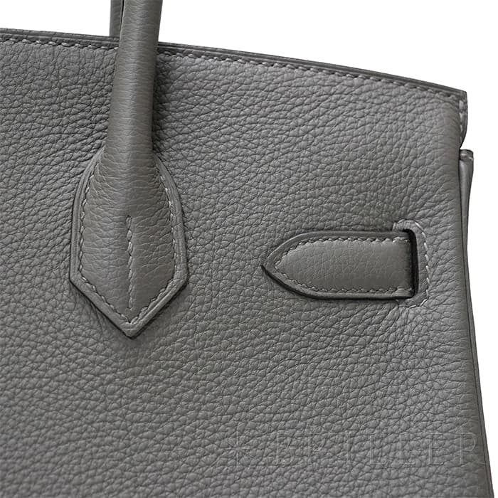 HERMES エルメス バーキン 30 トゴ グリメイヤー シルバー金具 14
