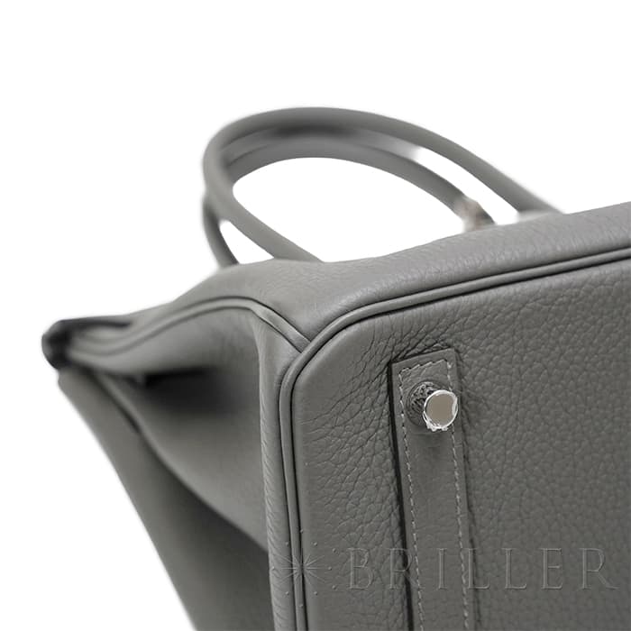 HERMES エルメス バーキン 30 トゴ グリメイヤー シルバー金具 17