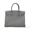 HERMES エルメス バーキン 30 トゴ グリメイヤー シルバー金具 1