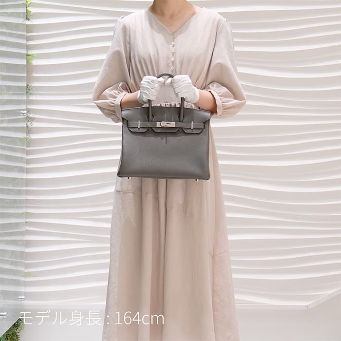 HERMES エルメス バーキン 30 トゴ グリメイヤー シルバー金具 29