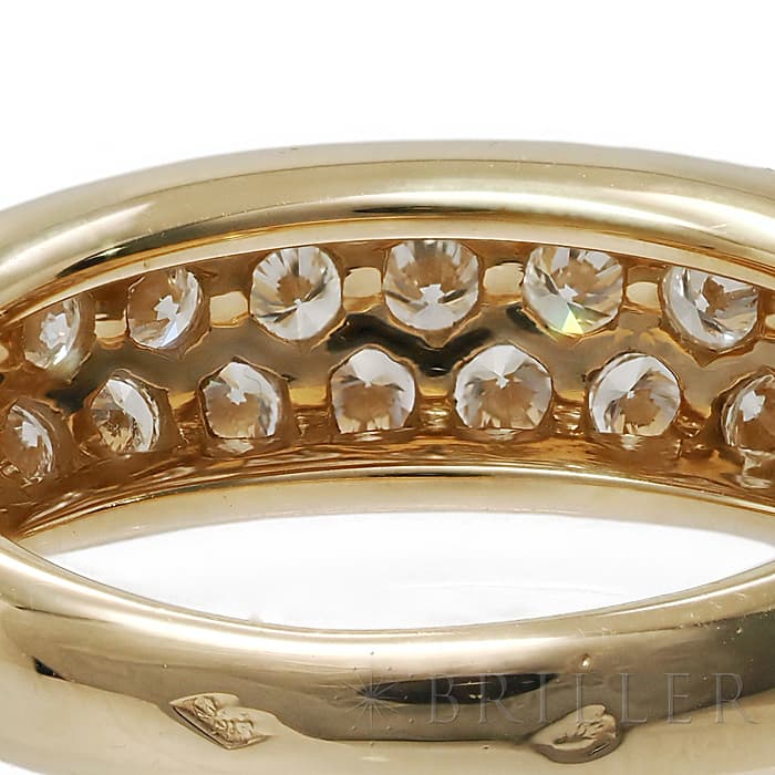 CARTIER カルティエ ミミ リング イエローゴールド ダイヤモンド 10号 10