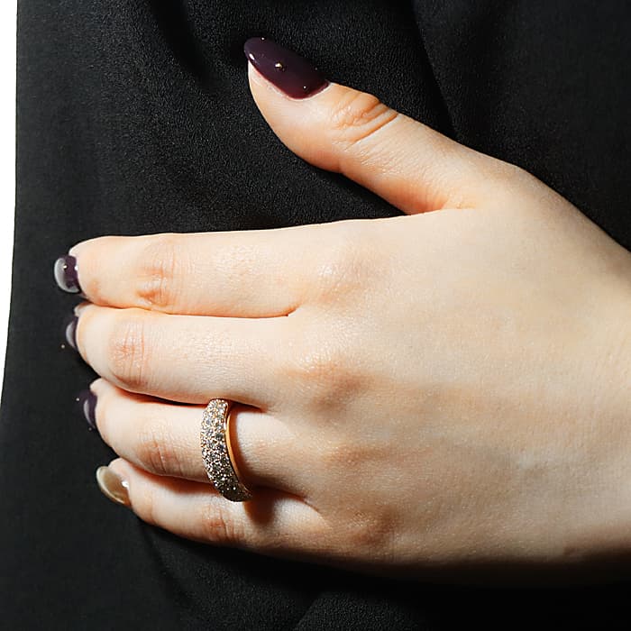 CARTIER カルティエ ミミ リング イエローゴールド ダイヤモンド 10号 13