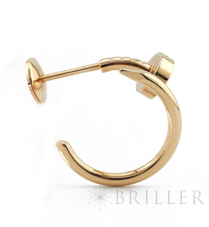 CARTIER カルティエ ジュストアンクル ピアス ピンクゴールド B8301234 9