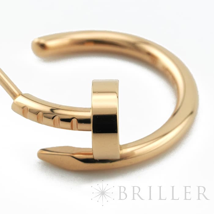 CARTIER カルティエ ジュストアンクル ピアス ピンクゴールド B8301234 10