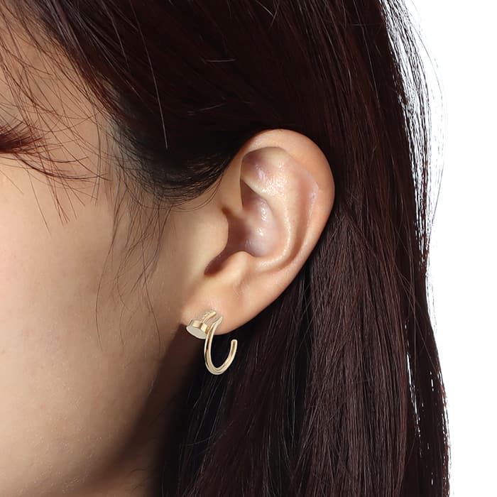 CARTIER カルティエ ジュストアンクル ピアス ピンクゴールド B8301234 13