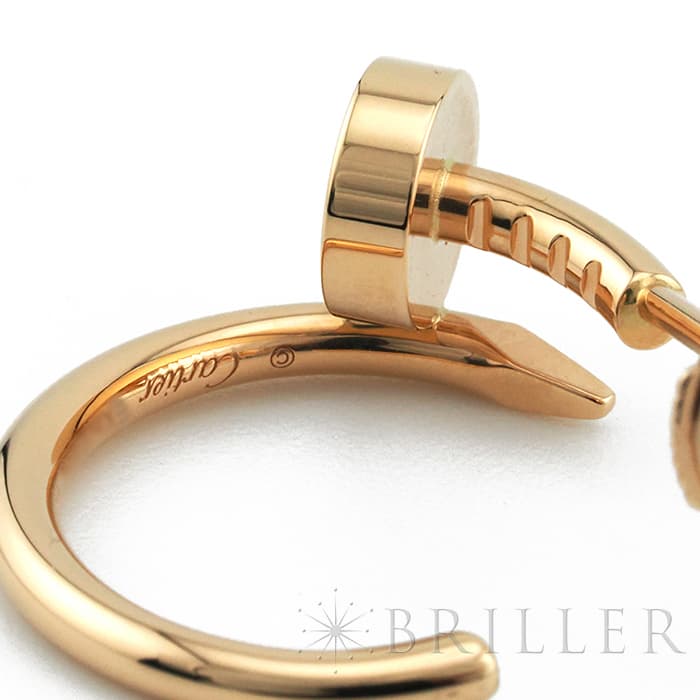 CARTIER カルティエ ジュストアンクル ピアス ピンクゴールド B8301234 4