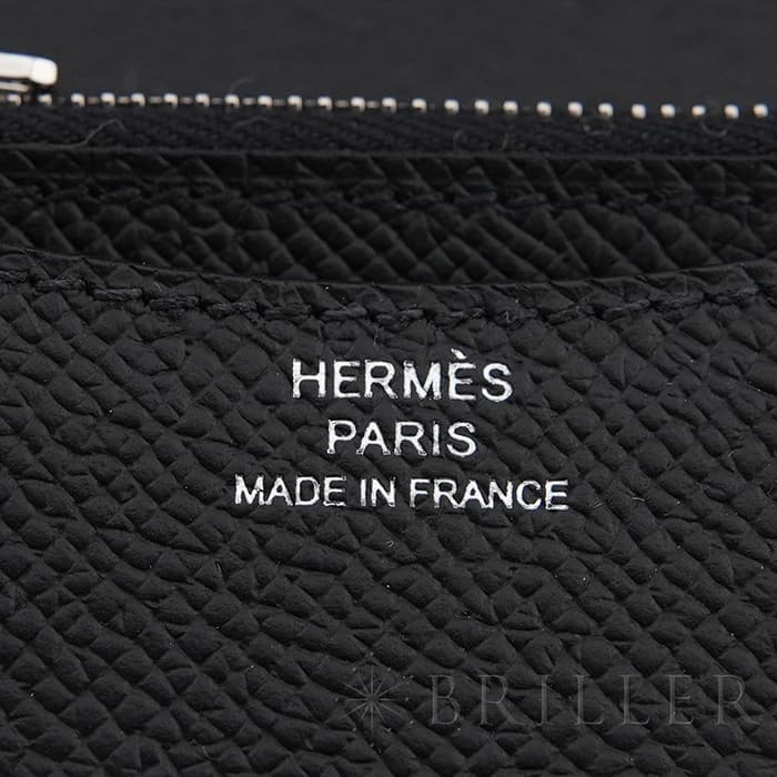 HERMES エルメス コンスタンス スリム エプソン ノワール(ブラック) シルバー金具 10