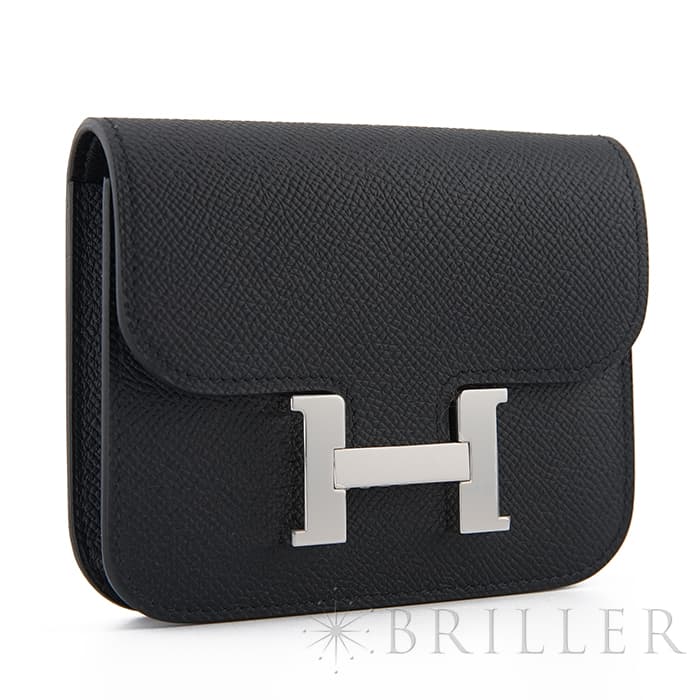 HERMES エルメス コンスタンス スリム エプソン ノワール(ブラック) シルバー金具 12