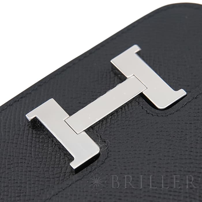 HERMES エルメス コンスタンス スリム エプソン ノワール(ブラック) シルバー金具 16