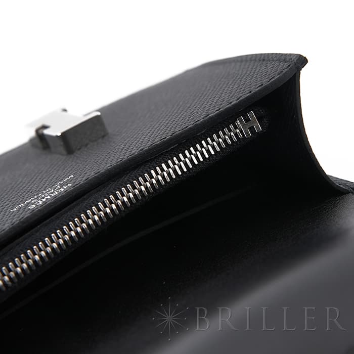 HERMES エルメス コンスタンス スリム エプソン ノワール(ブラック) シルバー金具 3