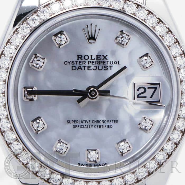 ROLEX ロレックス デイトジャスト 28 279384RBR ホワイトシェル オイスターブレス 10