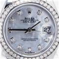ROLEX ロレックス デイトジャスト 28 279384RBR ホワイトシェル オイスターブレス 10