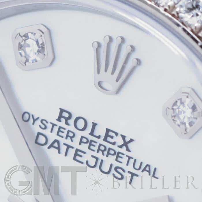 ROLEX ロレックス デイトジャスト 28 279384RBR ホワイトシェル オイスターブレス 12