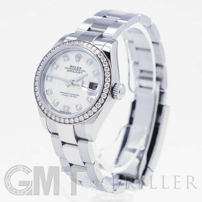 ROLEX ロレックス デイトジャスト 28 279384RBR ホワイトシェル オイスターブレス 1