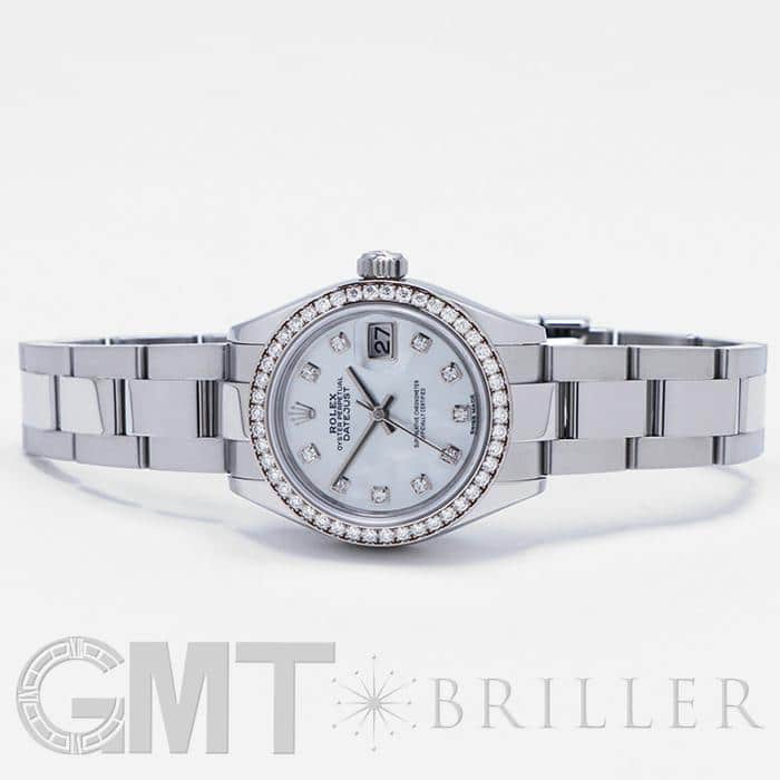 ROLEX ロレックス デイトジャスト 28 279384RBR ホワイトシェル オイスターブレス 25