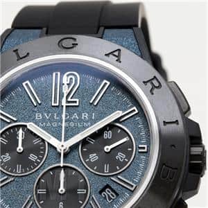 BVLGARI ブルガリ ディアゴノ マグネシウム クロノグラフ ブルーラッカーダイヤル 102304 DG42C3SMCVDCH