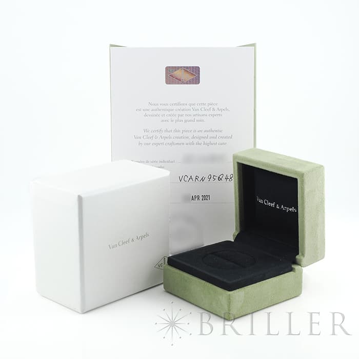 Van Cleef & Arpels ヴァン クリーフ&アーペル ペルレ リング イエローゴールド 7