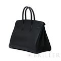 HERMES エルメス バーキン 35 フィヨルド ノワール ブラック シルバー金具 19