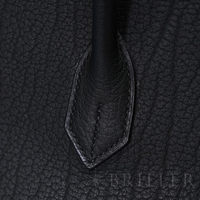 HERMES エルメス バーキン 35 フィヨルド ノワール ブラック シルバー金具 24