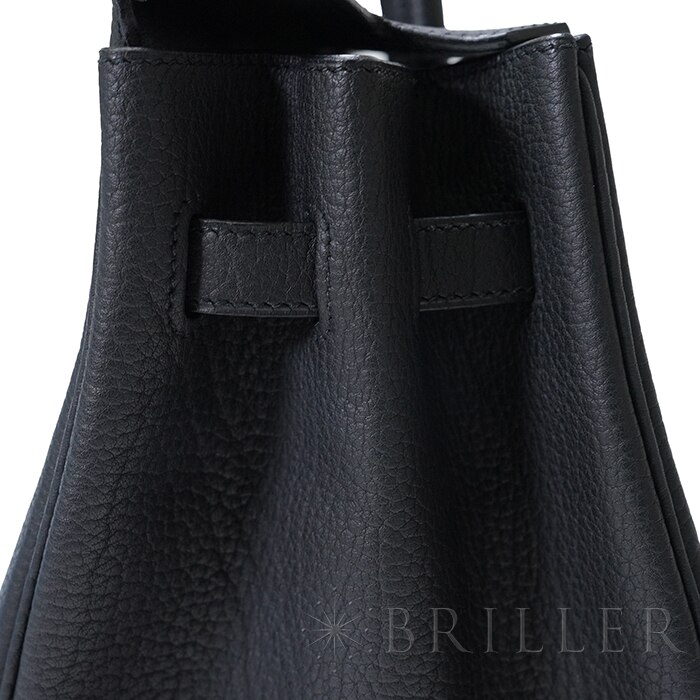 HERMES エルメス バーキン 35 フィヨルド ノワール ブラック シルバー金具 25