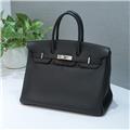 HERMES エルメス バーキン 35 フィヨルド ノワール ブラック シルバー金具 2