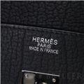 HERMES エルメス バーキン 35 フィヨルド ノワール ブラック シルバー金具 3