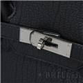 HERMES エルメス バーキン 35 フィヨルド ノワール ブラック シルバー金具 4