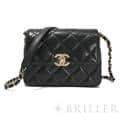 CHANEL シャネル ミニ フラップ バッグ ブラック キャビアスキン ゴールド金具 AS4907 B17672 94305 メイン