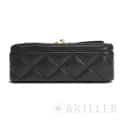 CHANEL シャネル ミニ フラップ バッグ ブラック キャビアスキン ゴールド金具 AS4907 B17672 94305 9