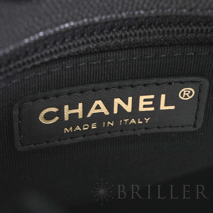 CHANEL シャネル ミニ フラップ バッグ ブラック キャビアスキン ゴールド金具 AS4907 B17672 94305 18