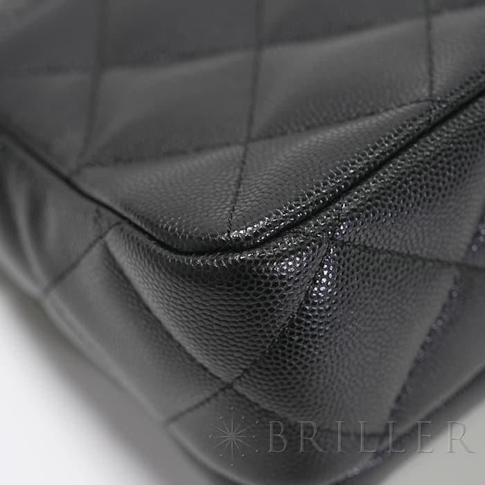 CHANEL シャネル ミニ フラップ バッグ ブラック キャビアスキン ゴールド金具 AS4907 B17672 94305 22