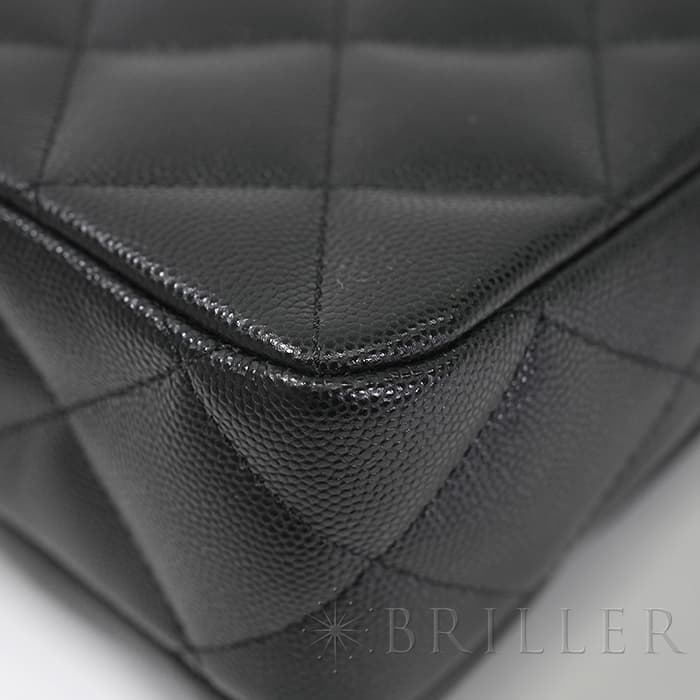 CHANEL シャネル ミニ フラップ バッグ ブラック キャビアスキン ゴールド金具 AS4907 B17672 94305 23