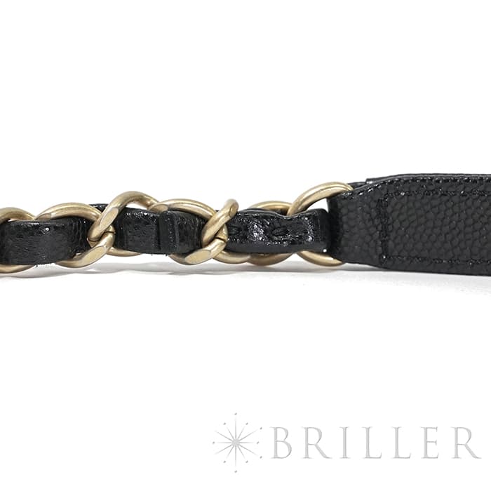 CHANEL シャネル ミニ フラップ バッグ ブラック キャビアスキン ゴールド金具 AS4907 B17672 94305 5