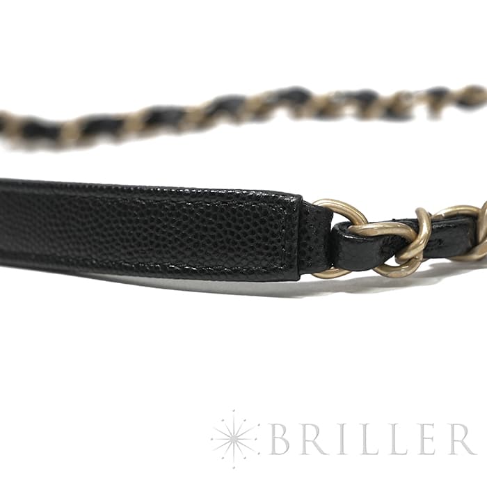 CHANEL シャネル ミニ フラップ バッグ ブラック キャビアスキン ゴールド金具 AS4907 B17672 94305 6