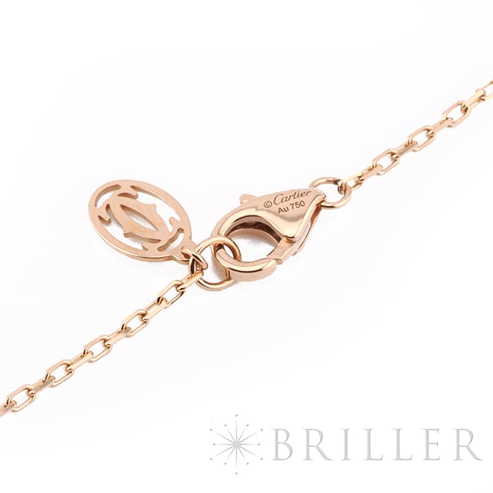CARTIER カルティエ ジュストアンクル ペンダント ネックレス ピンクゴールド ダイヤモンド B7224893 9