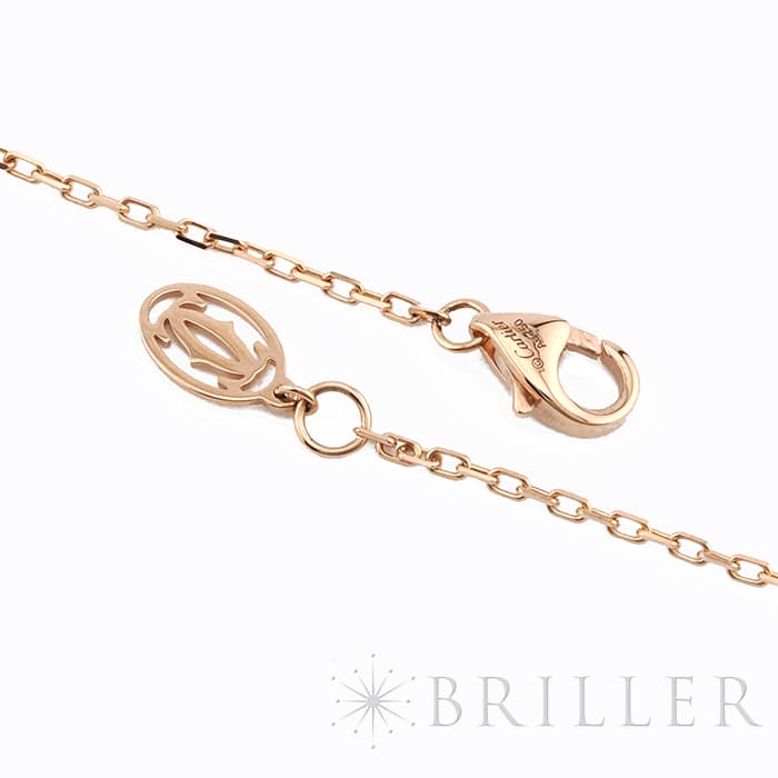 CARTIER カルティエ ジュストアンクル ペンダント ネックレス ピンクゴールド ダイヤモンド B7224893 10