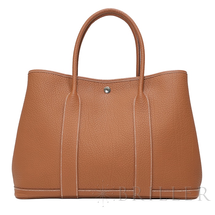 HERMES エルメス ガーデンパーティー PM ネゴンダ ゴールド シルバー金具 メイン