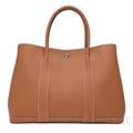 HERMES エルメス ガーデンパーティー PM ネゴンダ ゴールド シルバー金具 メイン
