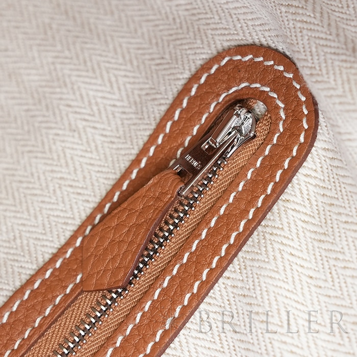 HERMES エルメス ガーデンパーティー PM ネゴンダ ゴールド シルバー金具 14