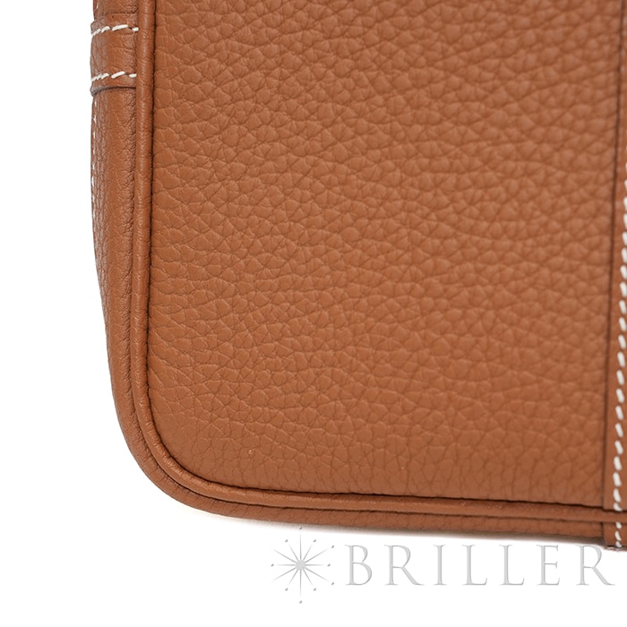 HERMES エルメス ガーデンパーティー PM ネゴンダ ゴールド シルバー金具 27