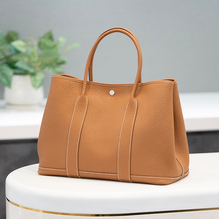 HERMES エルメス ガーデンパーティー PM ネゴンダ ゴールド シルバー金具 2