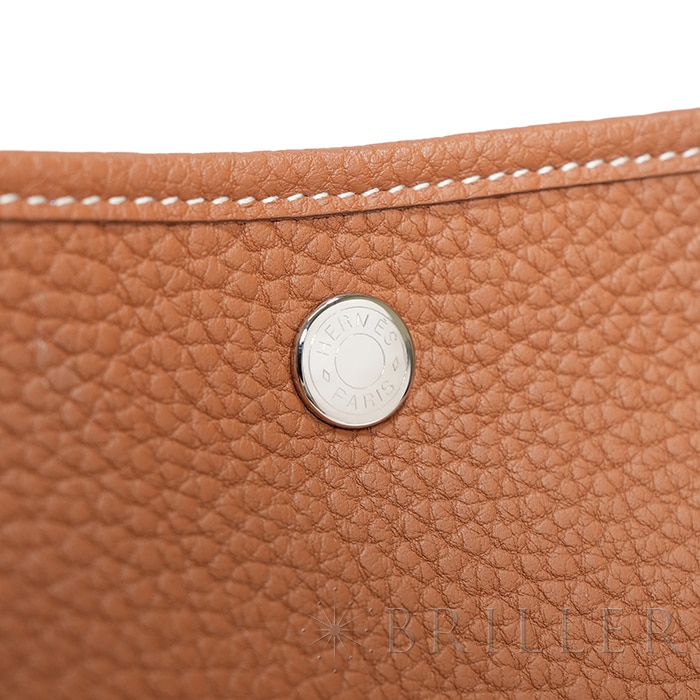 HERMES エルメス ガーデンパーティー PM ネゴンダ ゴールド シルバー金具 3