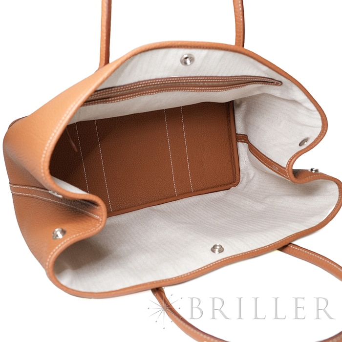 HERMES エルメス ガーデンパーティー PM ネゴンダ ゴールド シルバー金具 4