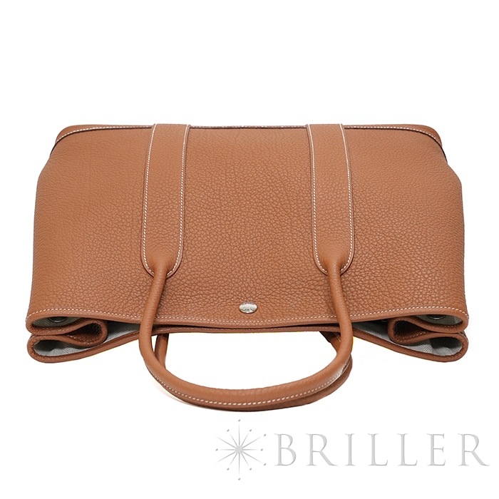 HERMES エルメス ガーデンパーティー PM ネゴンダ ゴールド シルバー金具 8