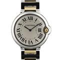 CARTIER カルティエ バロンブルー バロンブルー MM シルバー SS/YG W69008Z3 【保証書日付2年以内限定】