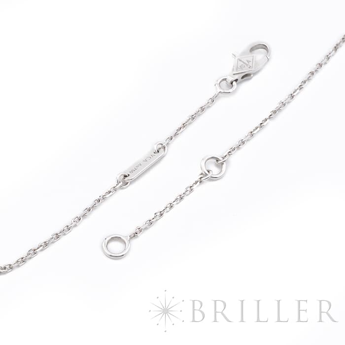 Van Cleef & Arpels ヴァン クリーフ&アーペル アルハンブラ スウィート アルハンブラ ペンダント ネックレス ホワイトゴールド ダイヤモンド VCARO85900 10
