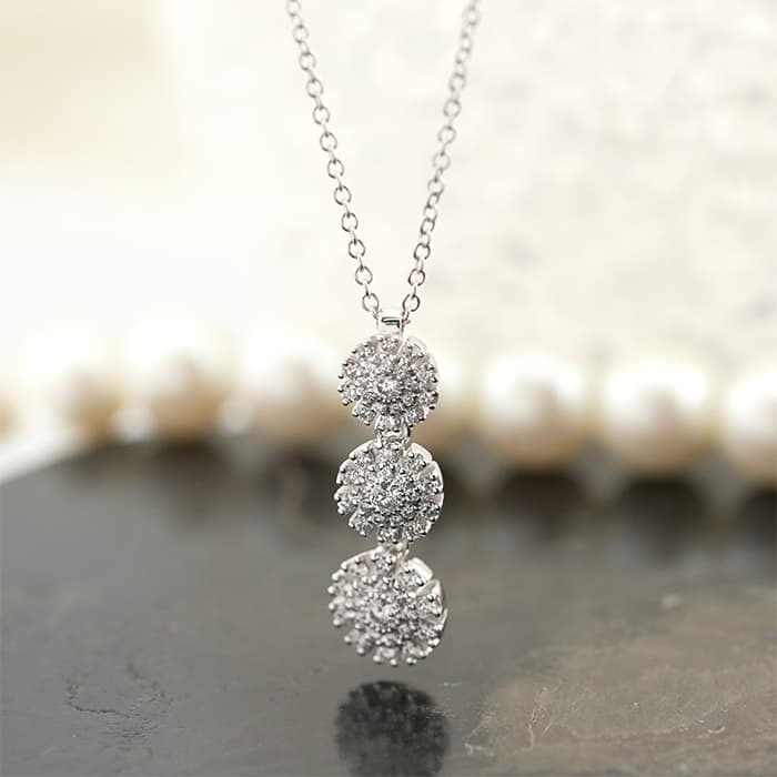 Damiani ダミアーニ マルゲリータ ネックレス ホワイトゴールド ダイヤモンド 20074586