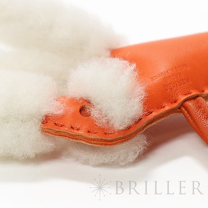 未使用)HERMES エルメス バッグチャーム エルメス バディ オレンジ ...
